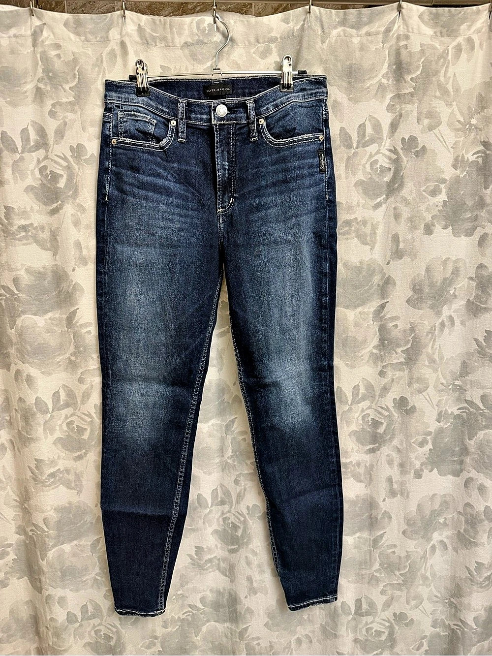 Silver Jeans Co. Calley Skinny Jeans Blue W28/L29